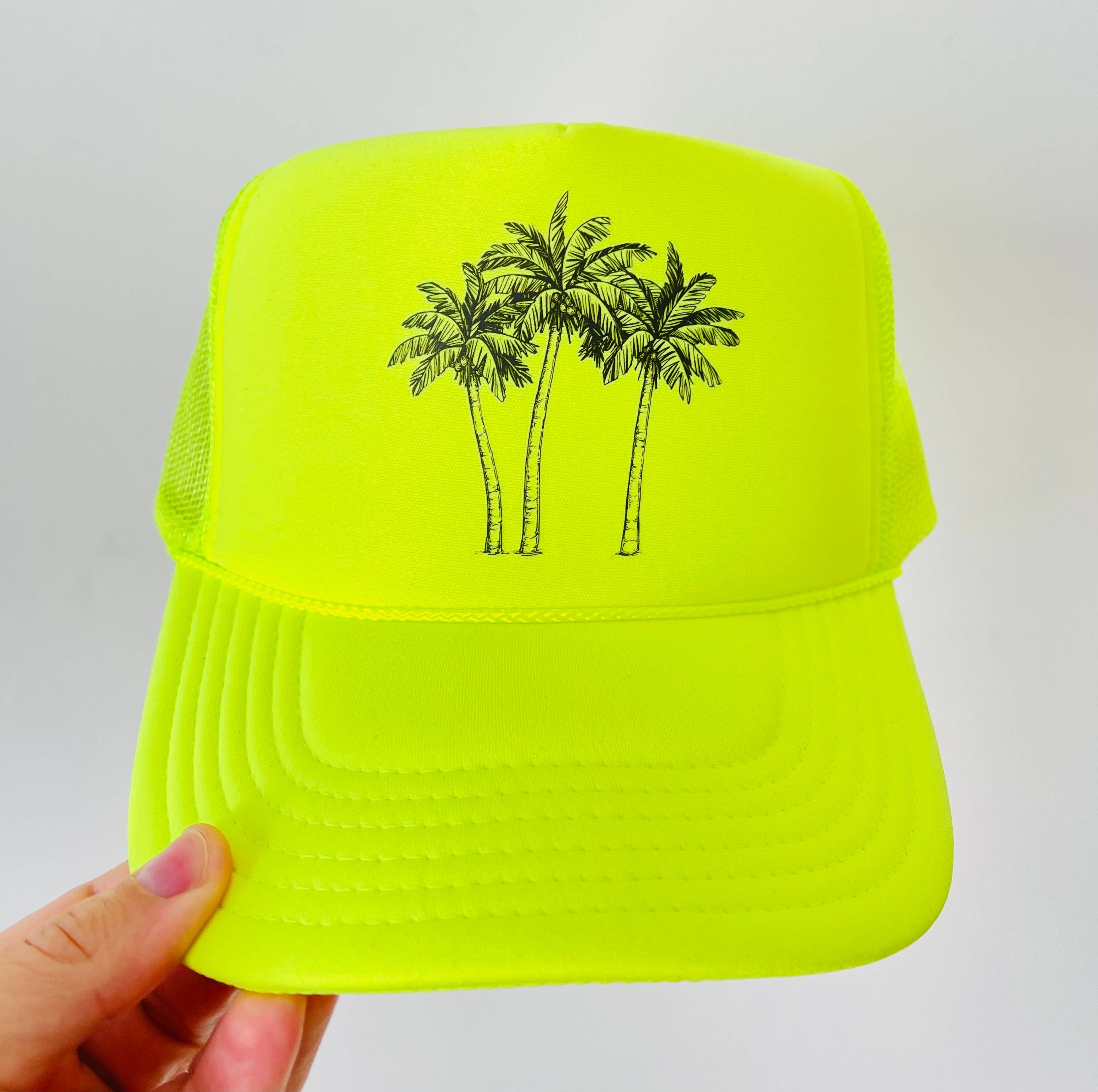 Rad Hat Society – wholesale Trucker hat – Unisex – Palm Trees2