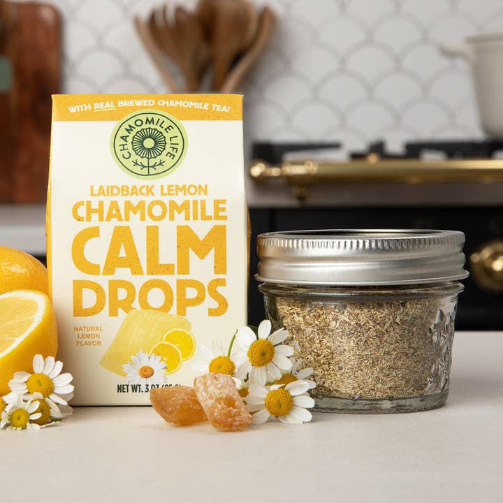 Laidback Lemon Chamomile Calm Drops for wholesale by Chamomile Life
