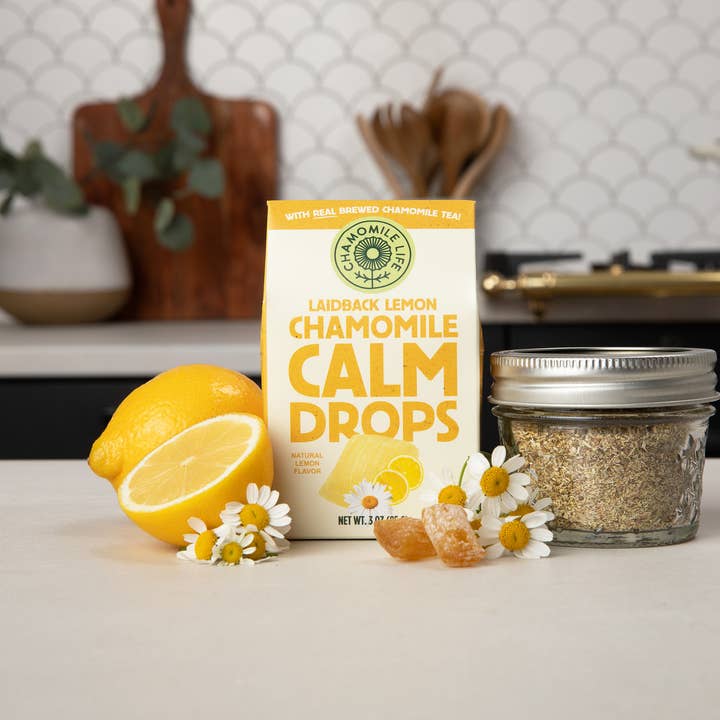 Laidback Lemon Chamomile Calm Drops for wholesale by Chamomile Life