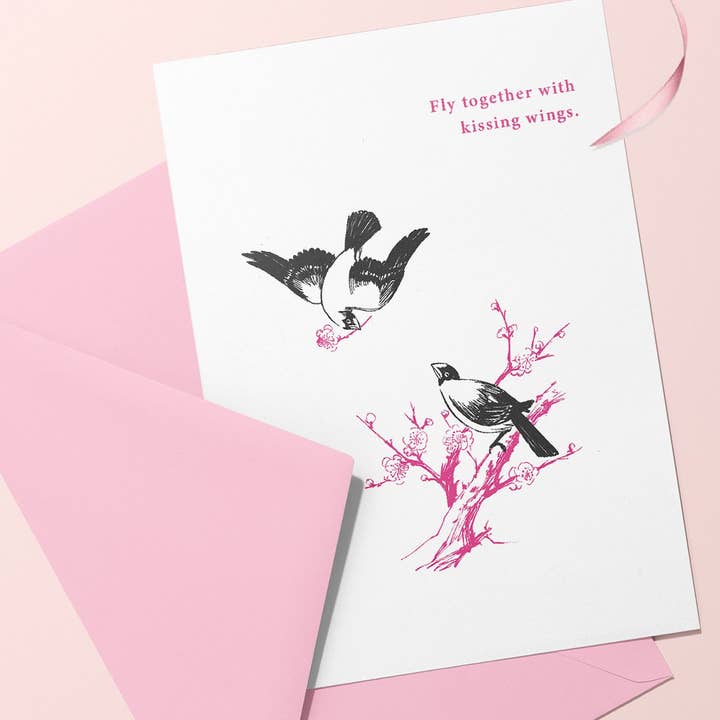 Birds Lover 比翼双飞 Greeting Card for wholesale by Overice