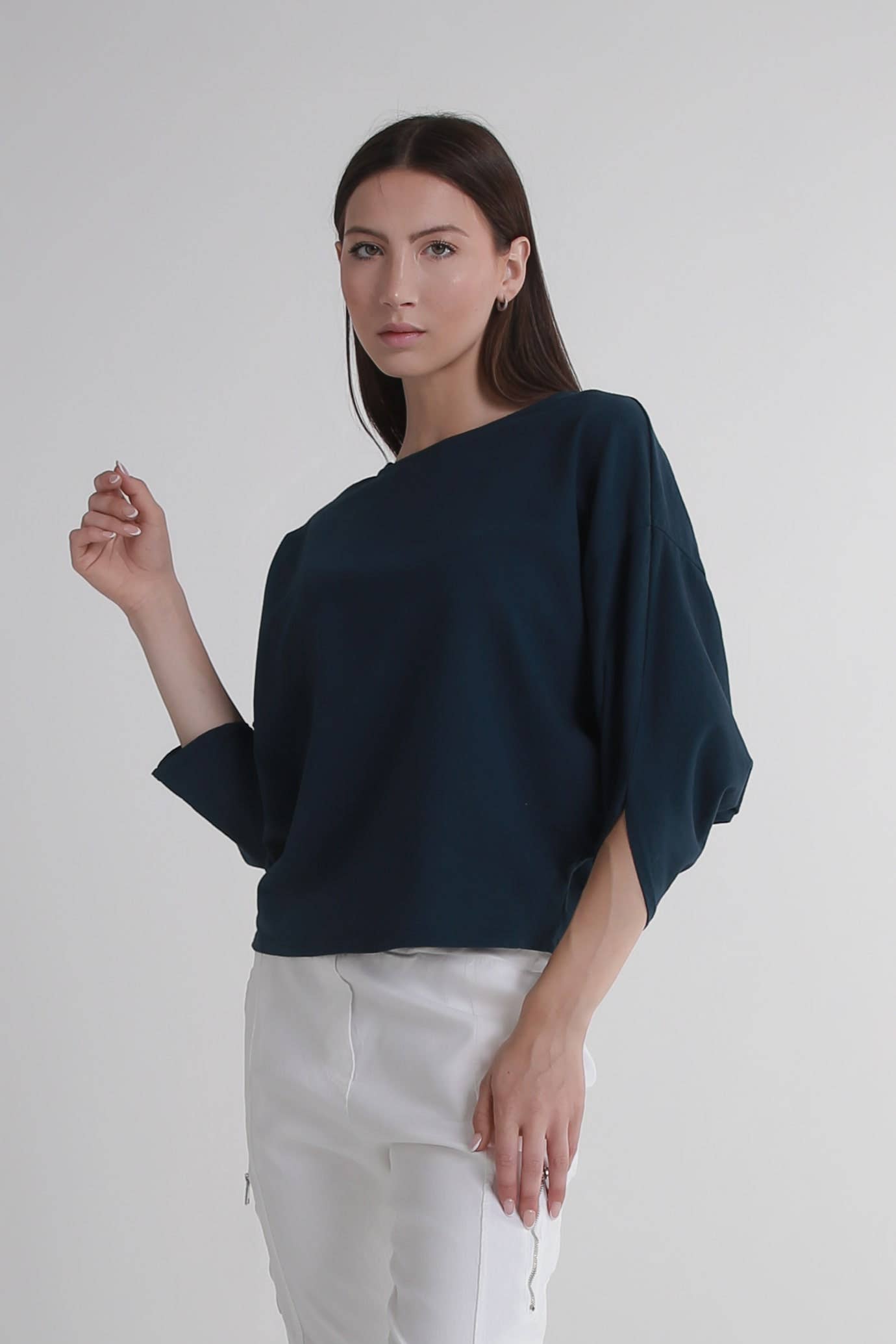 TINA Stephens Italy/Tees By Tina - Wholesale T-Shirt - Women's - Omaria Batwing Crop Top (BSS171)26