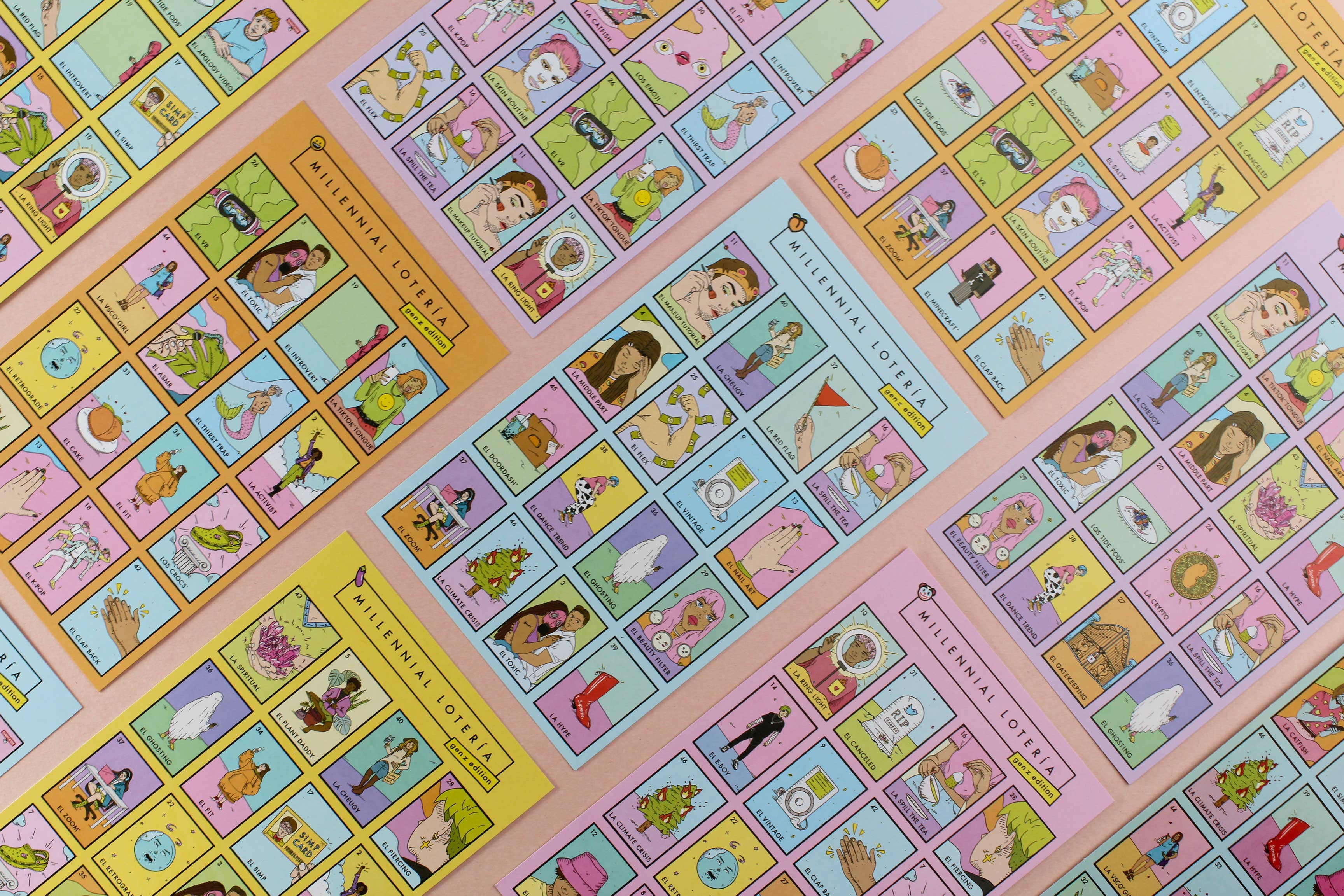 Blue Star Fiesta – Großhandel Kartenspiele – Millennial Loteria: Ausgabe der Generation Z5