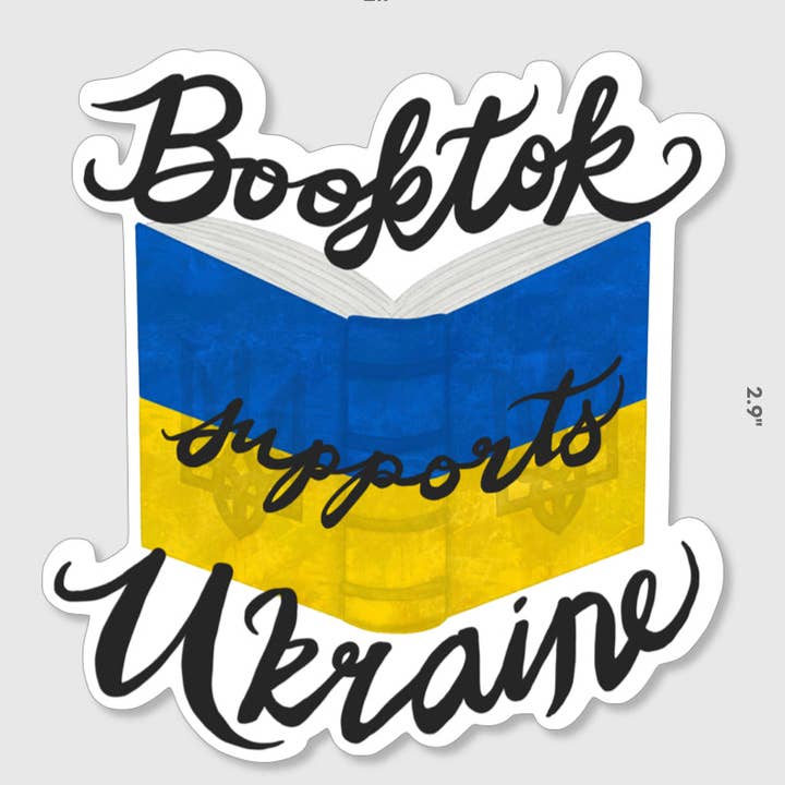 Des autocollants pour aider l'Ukraine pour la vente par Brio + Brandish