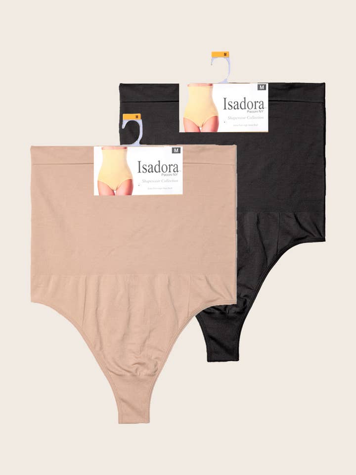 Isadora, Tipi toe, & James Fiallo – Großhandel Shapewear – Damen – Isadora Bauchstraffender Tanga für Damen, Seamless Body Shaper2