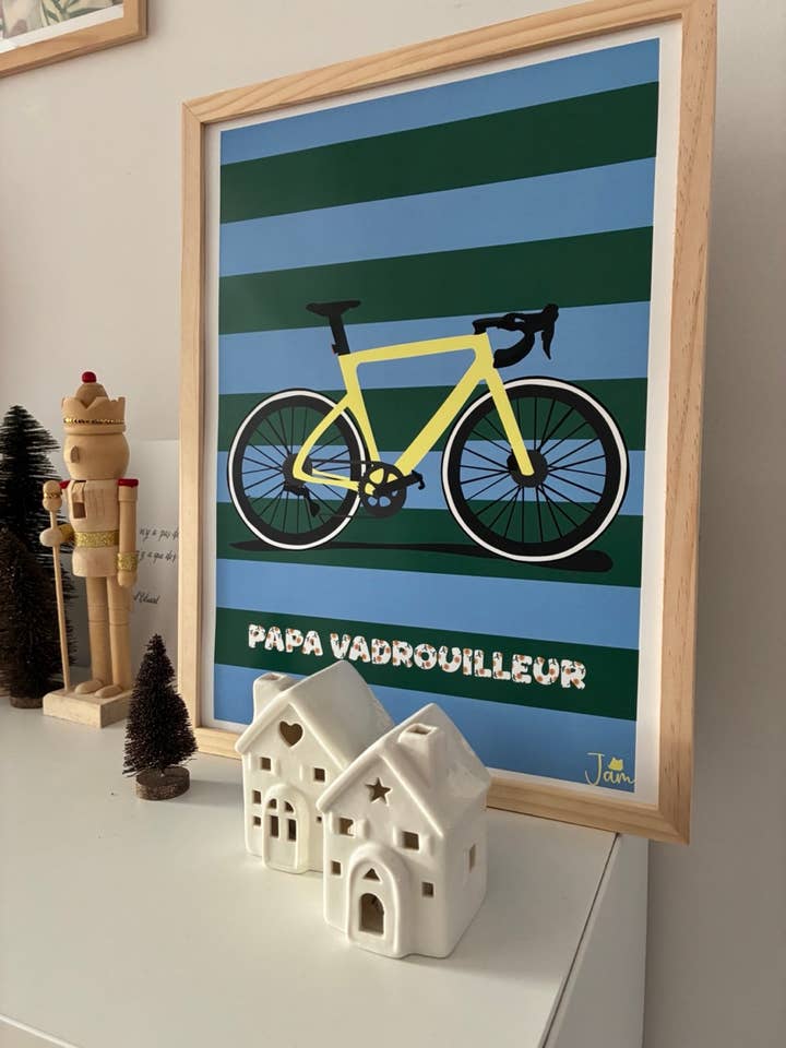 PAPA VADROUILLEUR pour la vente par Jam création