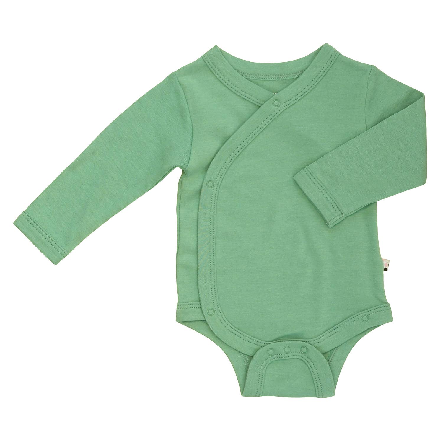 babysoy Inc – Engroshandel Bodysuit - Baby – Babysoy moderne kimono-bodystocking i ensfarvet design2