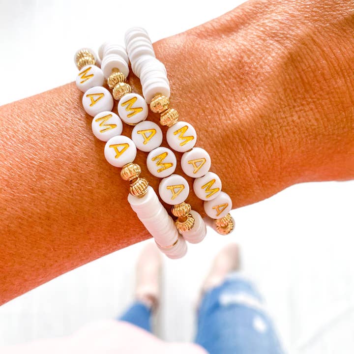 Savvy Bling - Wholesale Beaded Bracelet - Mama Heishi Bracelets