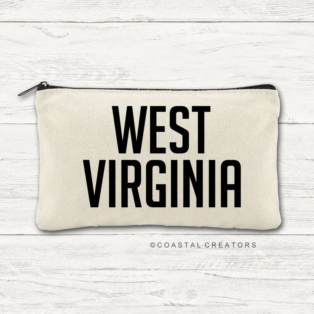 Coastal Creators of Connecticut - Wholesale Pouch - Women's - Personalized State Name Canvas Travel Bags (Packaged)2