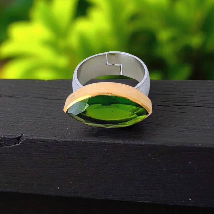 Isabel Lamadrid - Wholesale Multi-Stone Ring - MARKIZE Ring Peridot4