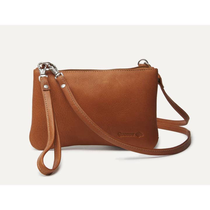 Sac à bandoulière Stadium Clutch - Tan pour la vente par Quoddy