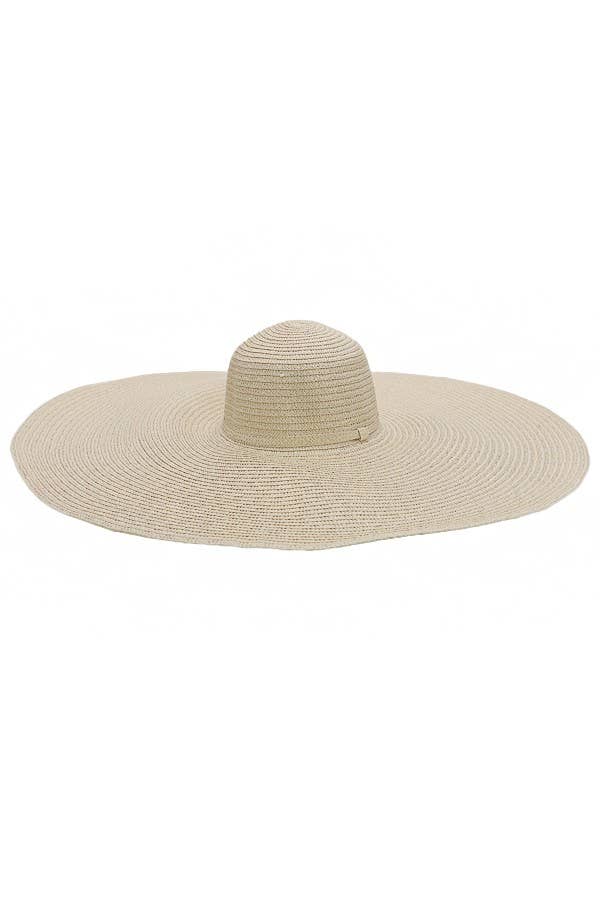 Cap Zone - Wholesale Straw Hat - Women's - Extra Wide Brim Toyo Straw Sun Hat0