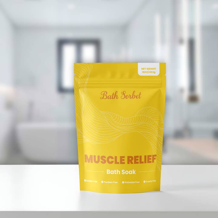 Muscle Relief Bath Soak for wholesale by Bath Sorbet