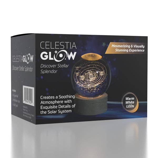 Showcase - Wholesale Decorative Tabletop Object - CelestiaGlow LED Crystal Ball With Wooden Base (Multiple Styles)