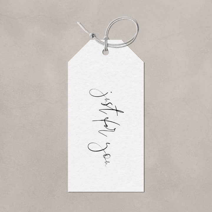 Etiqueta de presente Just Far You por atacado de Hampton Paper Co.