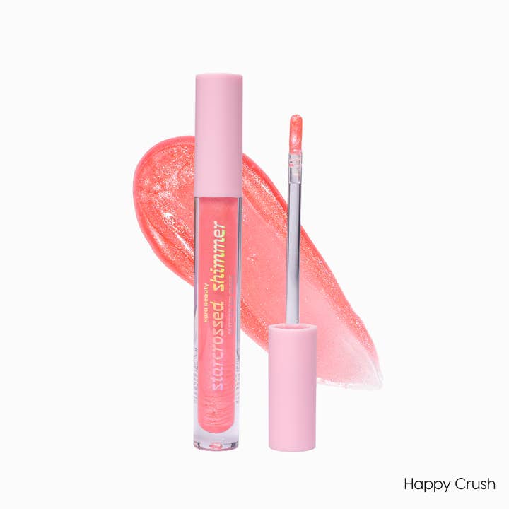 Starcrossed Shimmer Glitter Lip Gloss - Happy Crush per la vendita all'ingrosso da parte di Kara Beauty