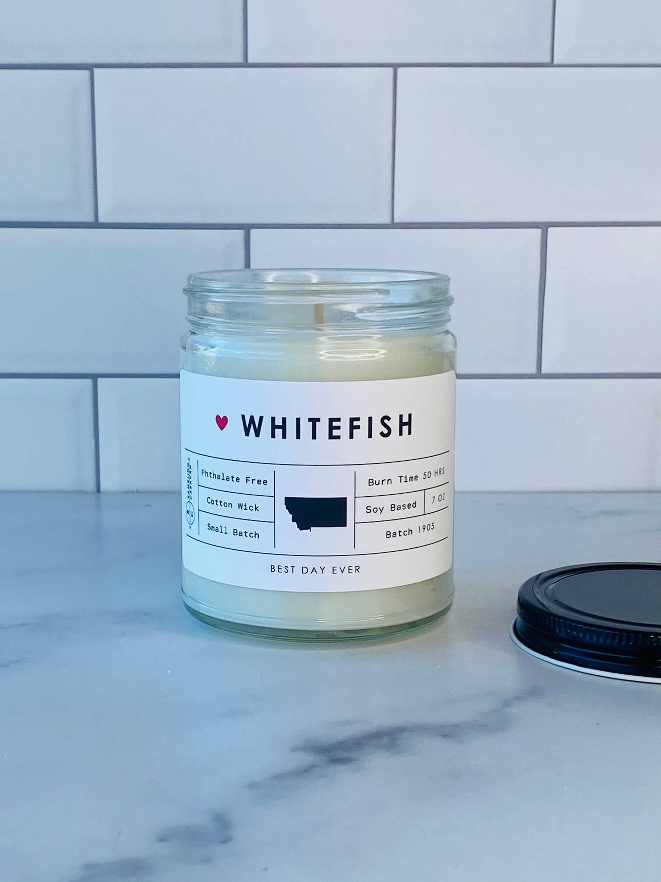 Rambling Caravan – wholesale Jar/filled candle – Whitefish, MT Candle1