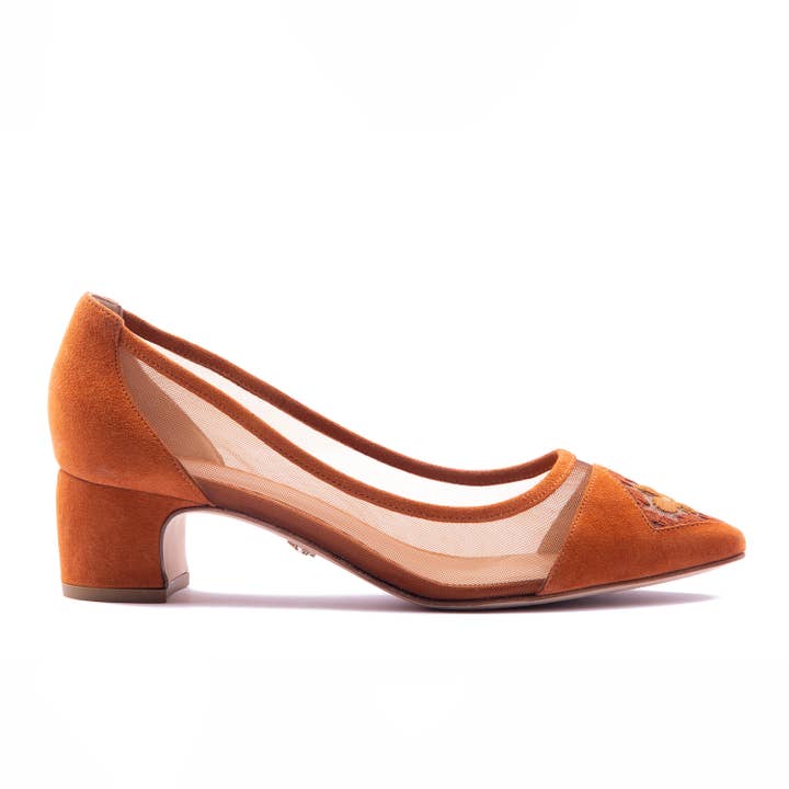 Malha de bomba Fiorellini 45 Sienna por atacado de ATANA