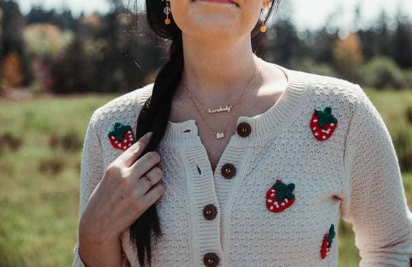 Rebekah Gough Jewelry – wholesale Pendant/charm necklace – Homebody Necklace1