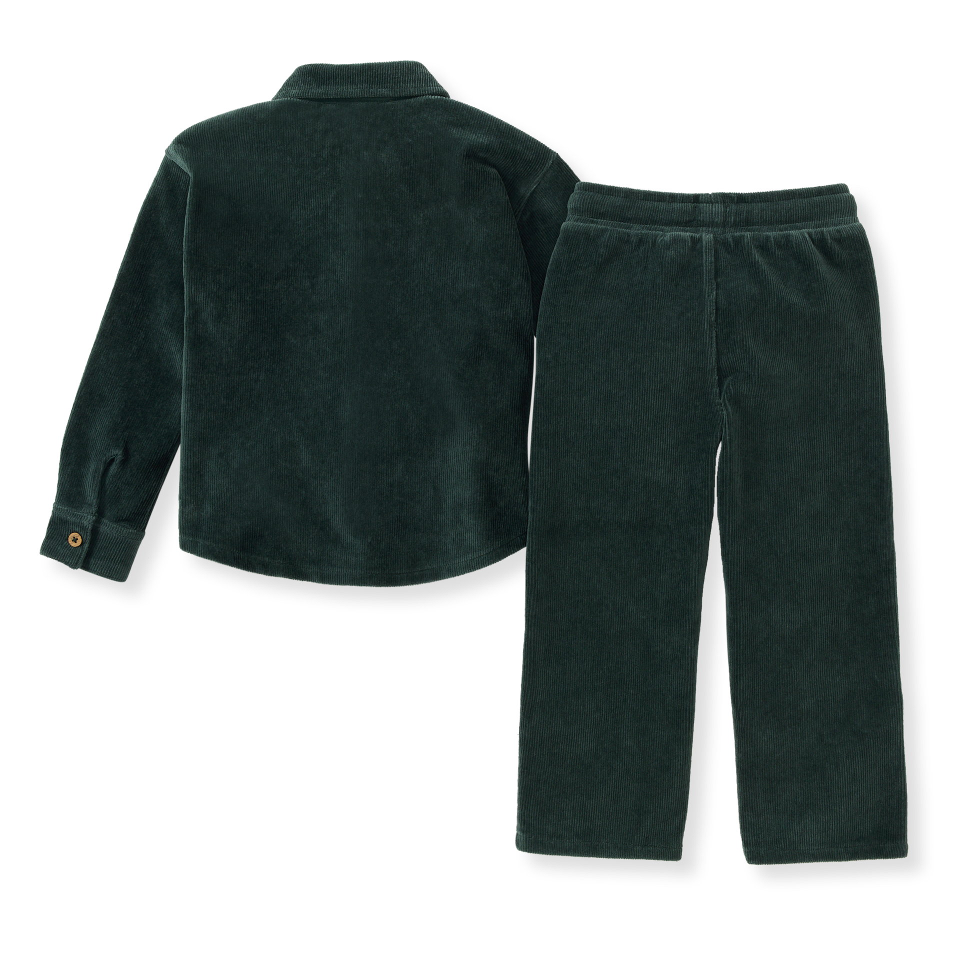 Burt's Bees Baby - Wholesale Top & Pant Set - Kids - Knit Corduroy Boy Shirt & Pants Set2