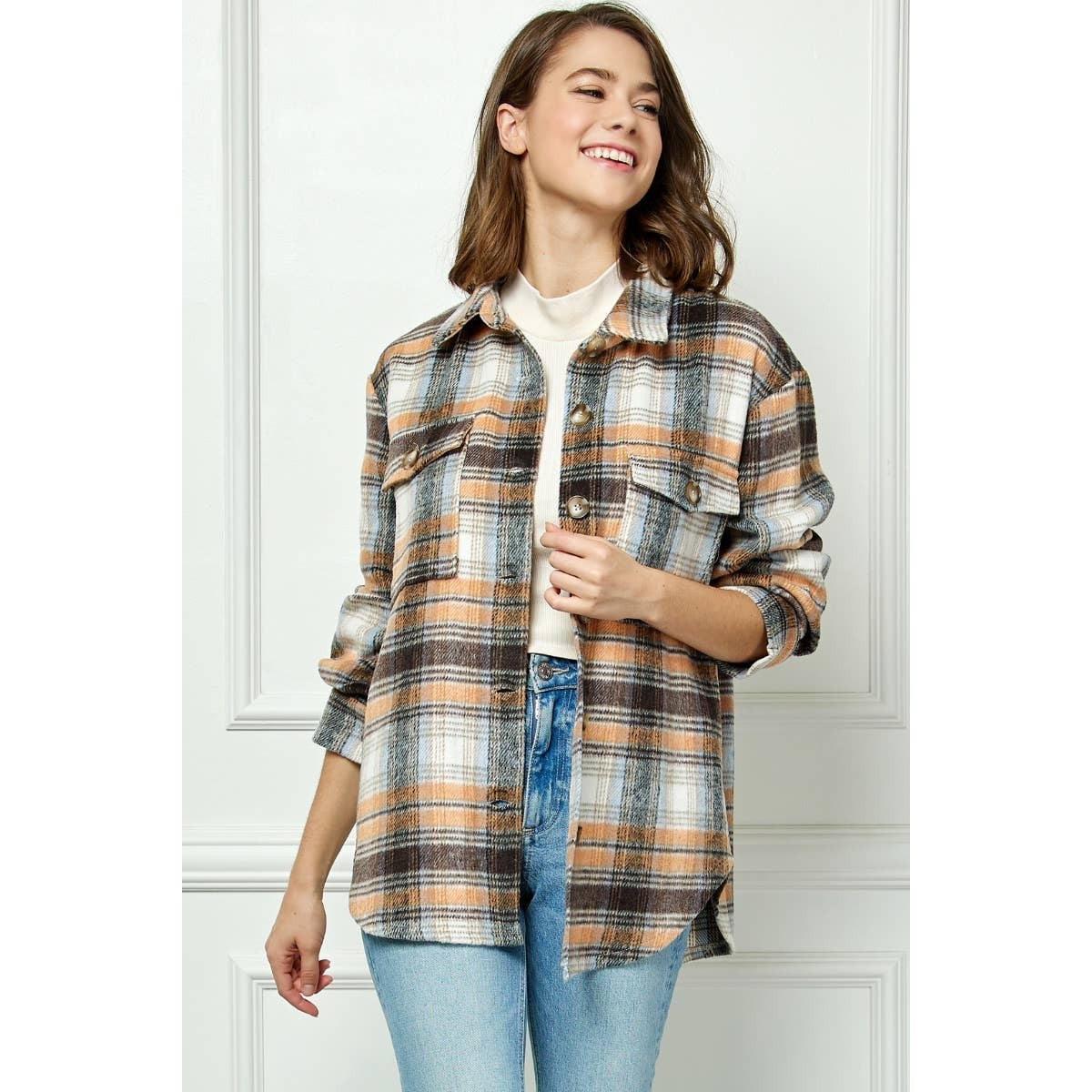 Veveret - Wholesale Jas - Dames - Klassieke geruite beugel13