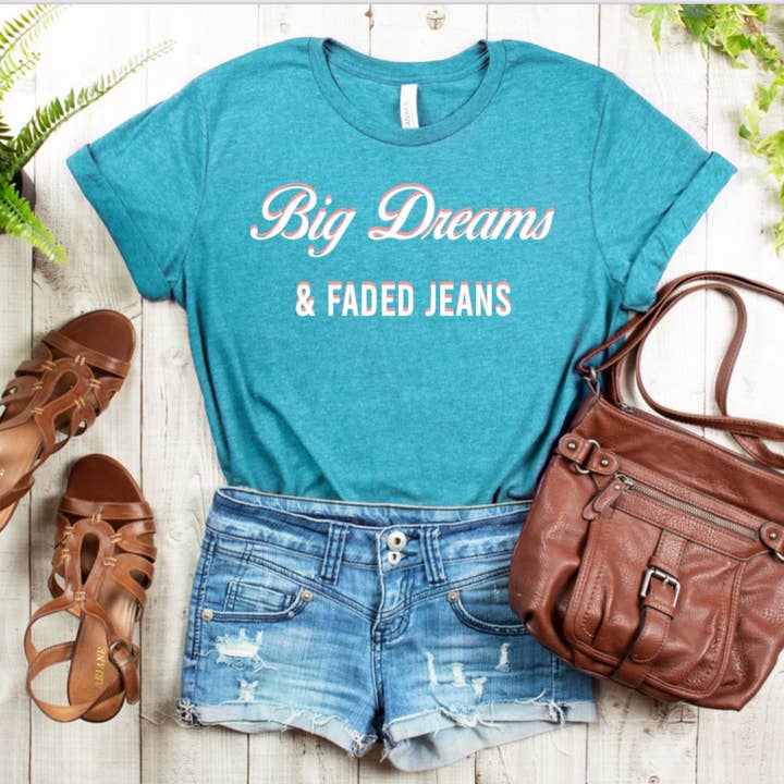 Store drømme falmede jeans for engroshandel hos Avenue J