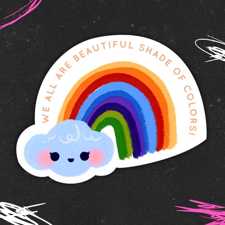 Shade of Color Rainbow Die Cut for wholesale by Hola Mijas Bonitas