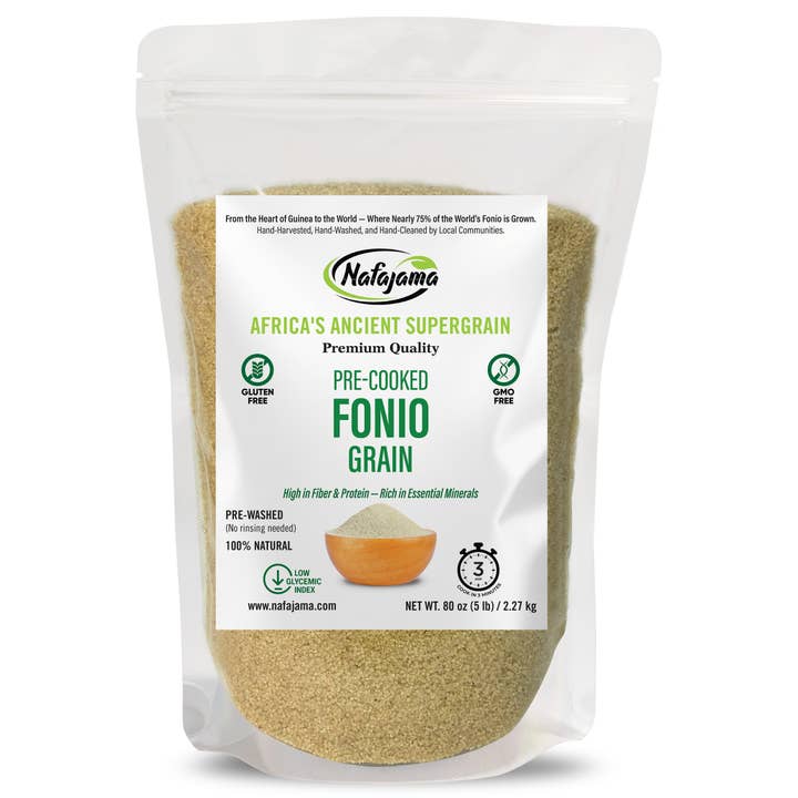 Nafajama Premium Pre-Cooked Fonio - 2-Pack (5 lb Each) for wholesale by Nafajama