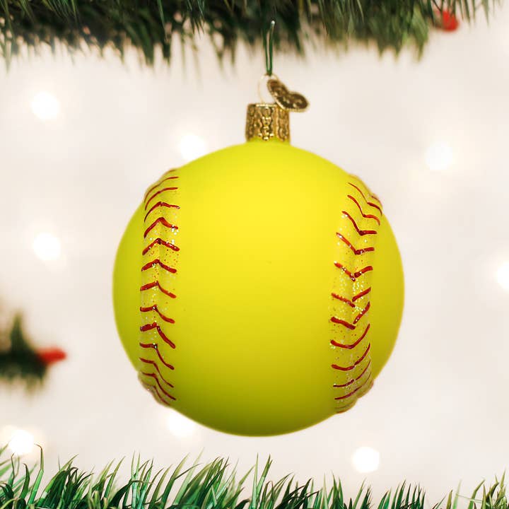 Softball Ornament for wholesale by Old World Christmas