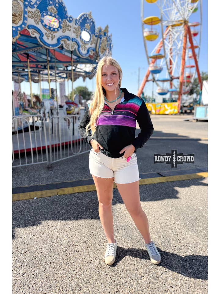 Rowdy Crowd Clothing - Wholesale Sweatshirt - Women's - Gaucho Half Zip6