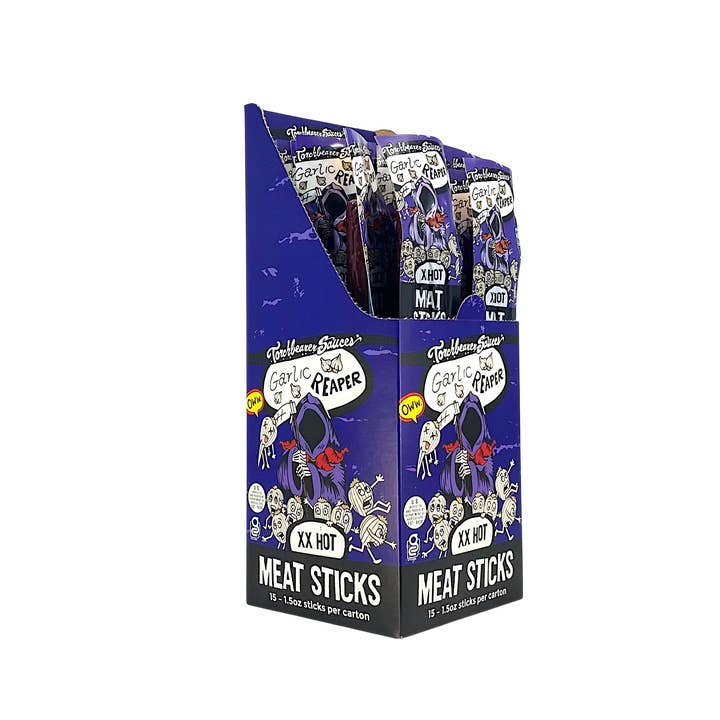 TorchBearer Sauces - Wholesale Jerky - Garlic Reaper Meat Sticks2
