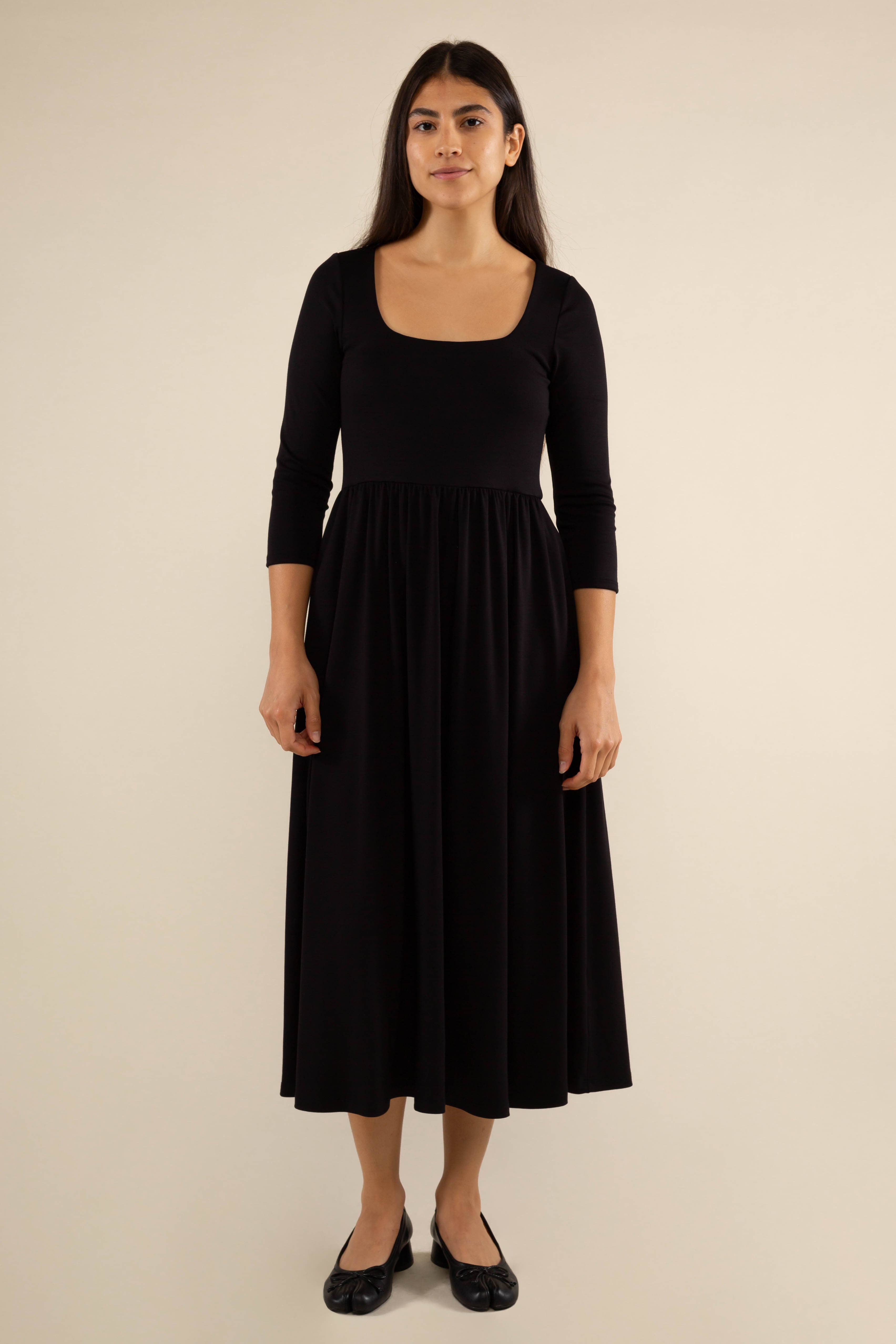 NLT - Wholesale Dress - Women's - Lake 3/4 Sleeve Swing Dress12