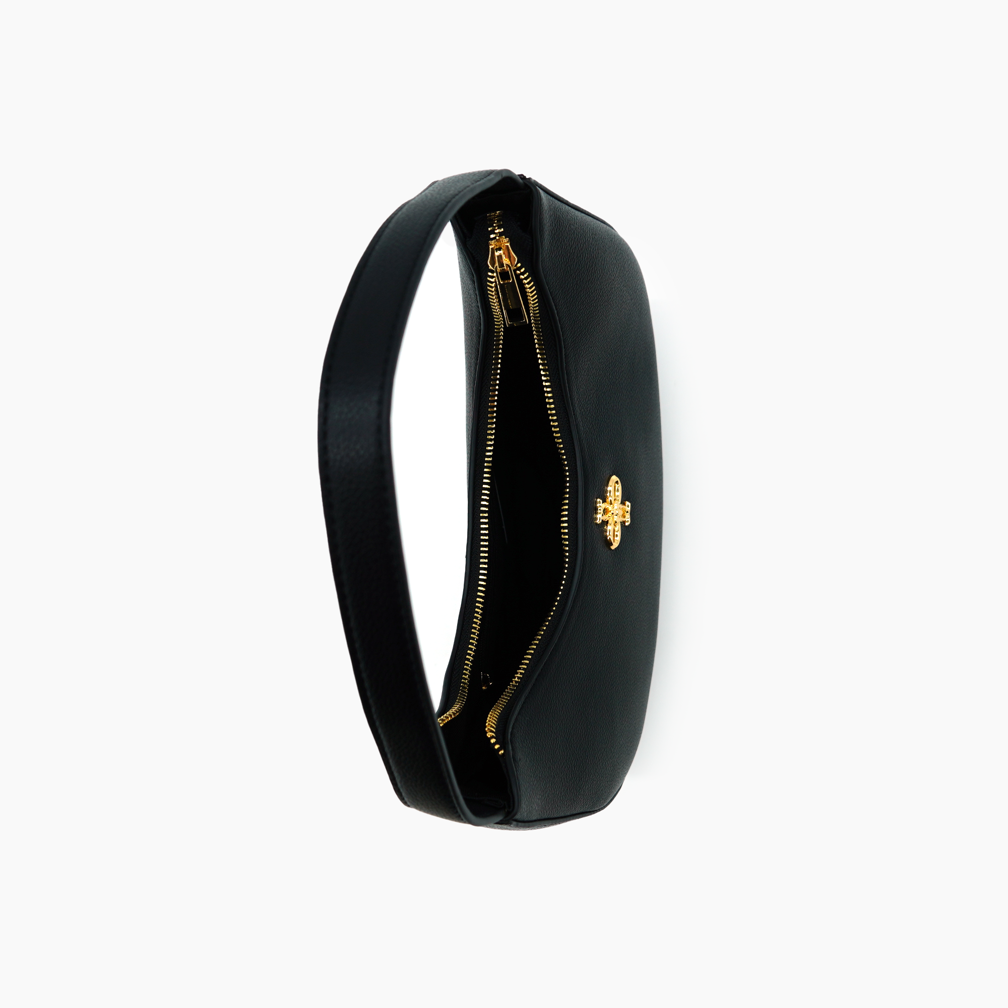 Like Dreams – wholesale Väska med handtag – Dam – Läder Innerficka med Dragkedja Noemie Halvmåne Axelväska9