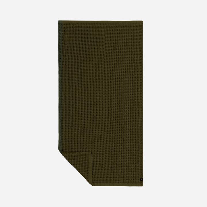 Guild Waffle Bath Towel - Olive for wholesale by Slowtide