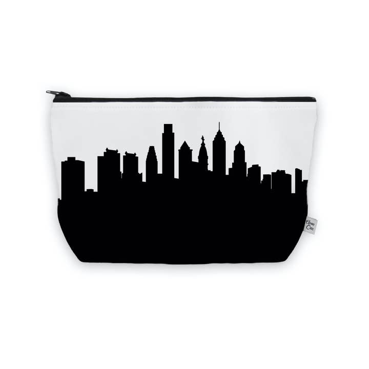 Philadelphia PA Skyline kosmetik makeup taske for engroshandel hos Anne Cate