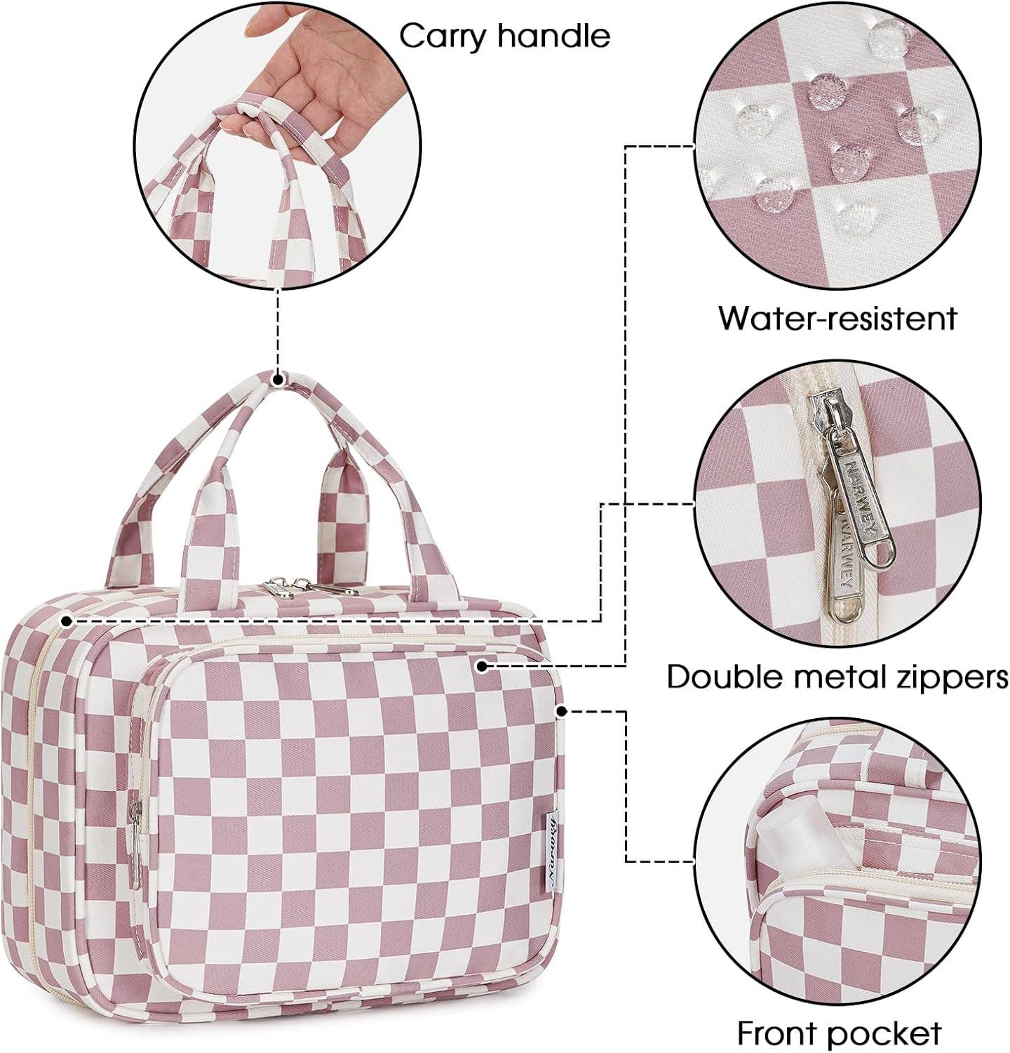 wandf – Großhandel Schmink-/Kosmetiktasche – Hängender Kulturbeutel für Frauen Reise-Make-up-Tasche117