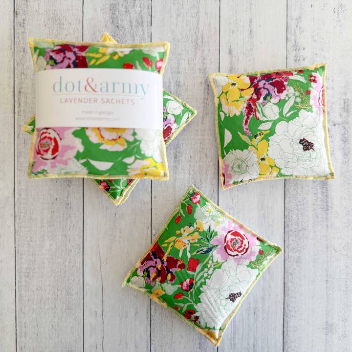 Terrace Garden Lavender Sachets, set of two for wholesale by Dot and Army