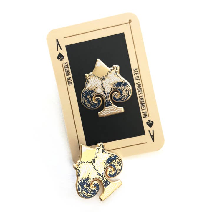 As of Spades (pin esmaltado) para venta al por mayor de Prisma Visions