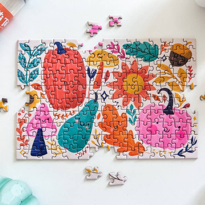 Spaghetti Tree Puzzles and Games - Wholesale Puzzle - Adult - Happy Fall 150 Pc Mini Puzzle4