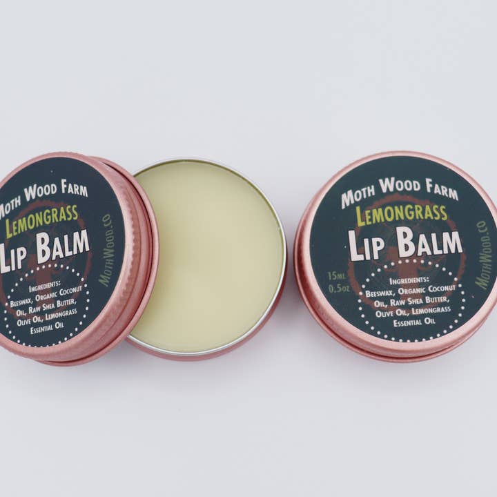 Lemongrass Lip Balm for wholesale by MOTH WOOD