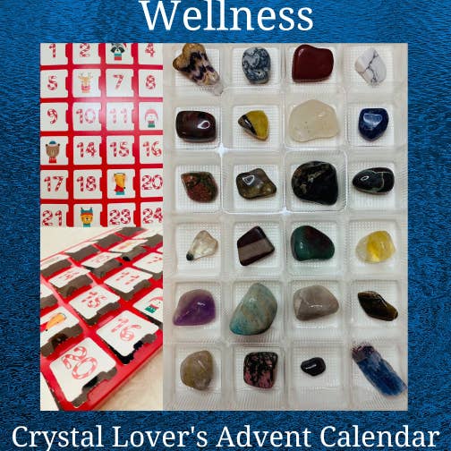 Wellness & Health Crystal Lover's Advent Calendar for wholesale by i.am.gretchen