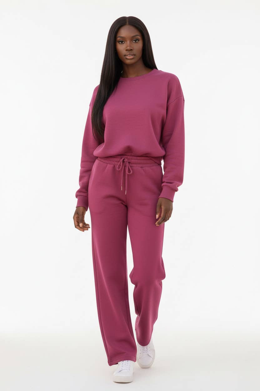 5besties inc - Vente Ensemble de vêtements d'intérieur – femme - ENSEMBLE DE DÉTENTE CONFORTABLE À JAMBE DROITE7