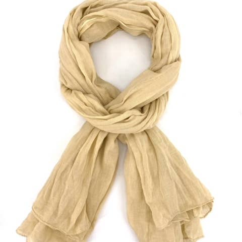 Maison Unik Accessoires - Wholesale Scarf - Unisex - Unisex cotton scarves 6 plain Touareg color chèches1