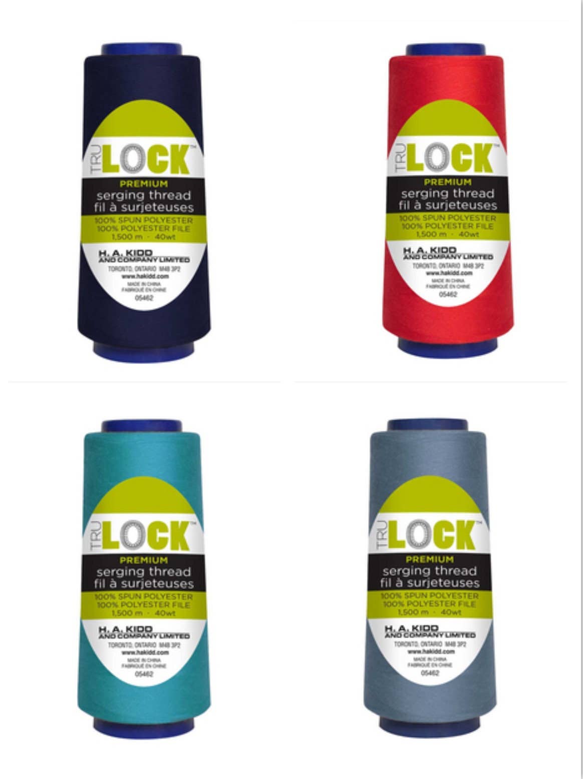 BelieveWorks - Venta al por mayor Hilos - Hilo para Sobrehilado Trulock Premium de Alta Calidad, 1500 m8