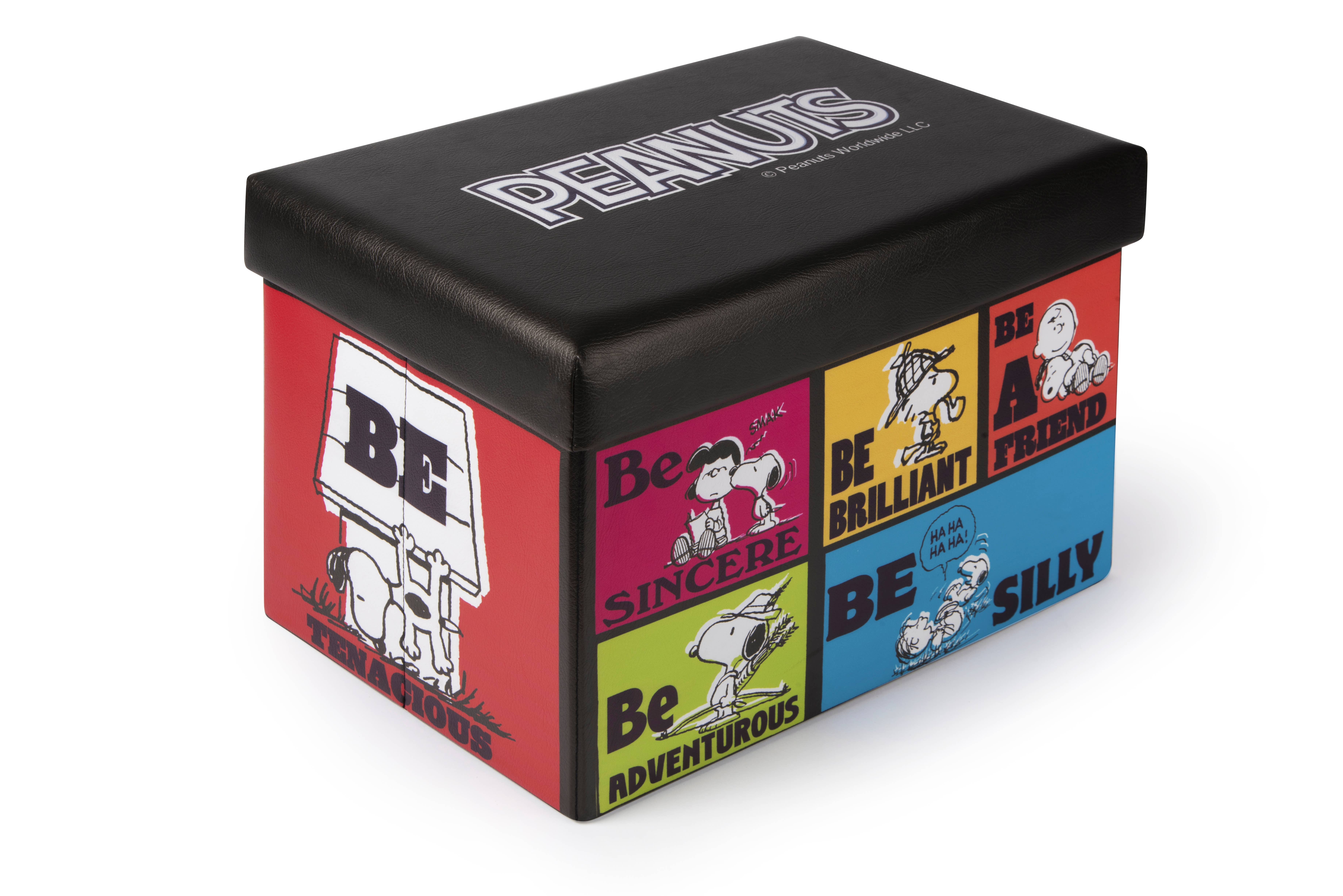 multicolour Peanuts Storage Box with Seat for wholesale on Faire0