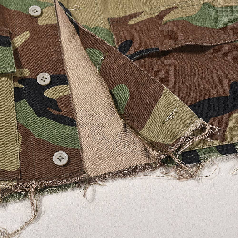 MB FASHION CAMO CROP OUTFIT TOP 9151LY for wholesale on Faire10