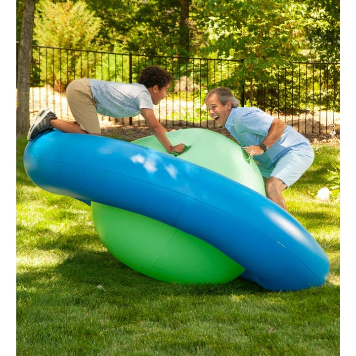 Hearthsong - Wholesale Inflatable Toy - Kids & Baby - Rock With It Giant 8-Foot Inflatable Dome Rocker Bouncer