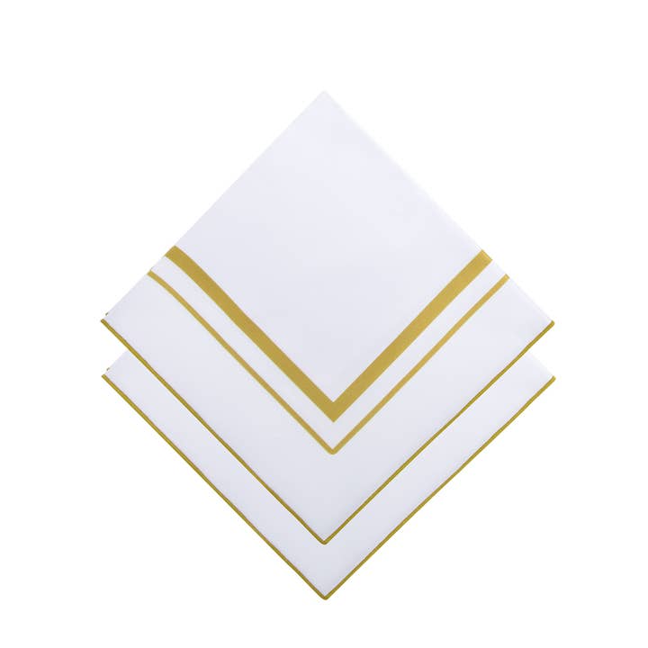 Serviette Essential (lot de 2) jaune pour la vente par The Lino