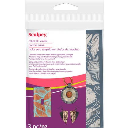 Schermi in seta Sculpey - Natura per la vendita all'ingrosso da parte di Zwajomi Clay