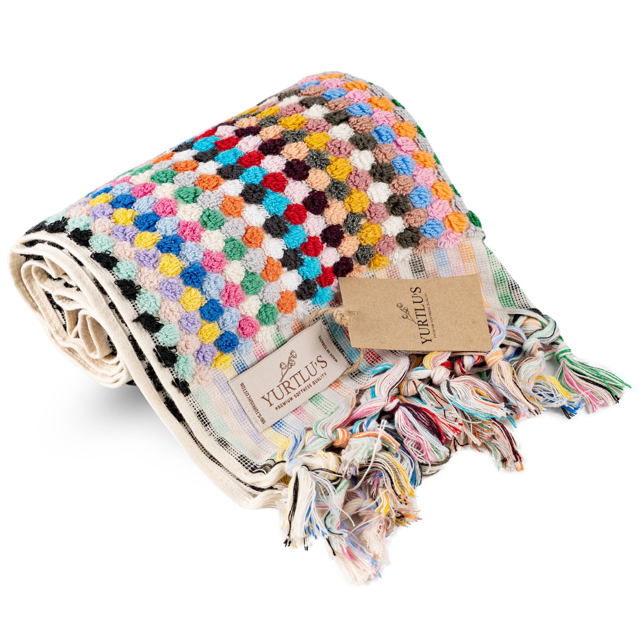 YURTLUS – wholesale Hand towel – Organic Bubble Series- Hand Towel 18x 37,Soft Thick Towel, Kitchen Towel11