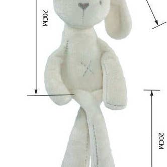 Mix Match Colors Cuddly Soft Long Ears Legs Security Bunny cozy feel(10 Pack) for wholesale on Faire1